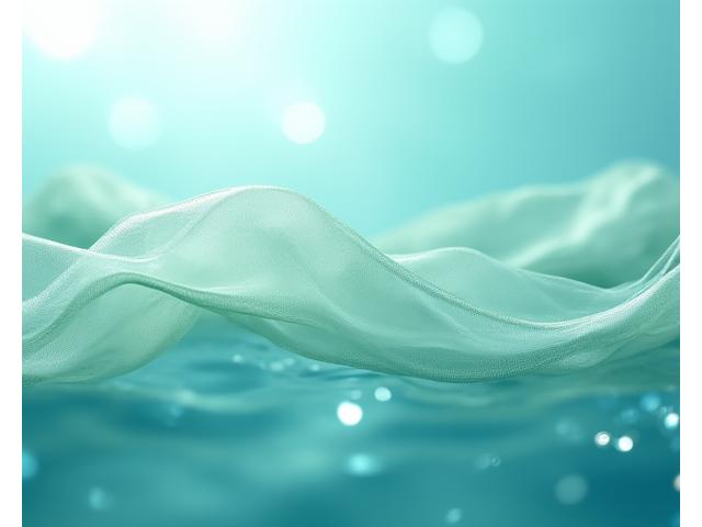 海藻繊維の繊細な質感、海洋の背景